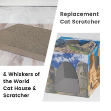 Load image into Gallery viewer, Any Cardboard Cat House + Additional Scratcher - Cat Box Classics
