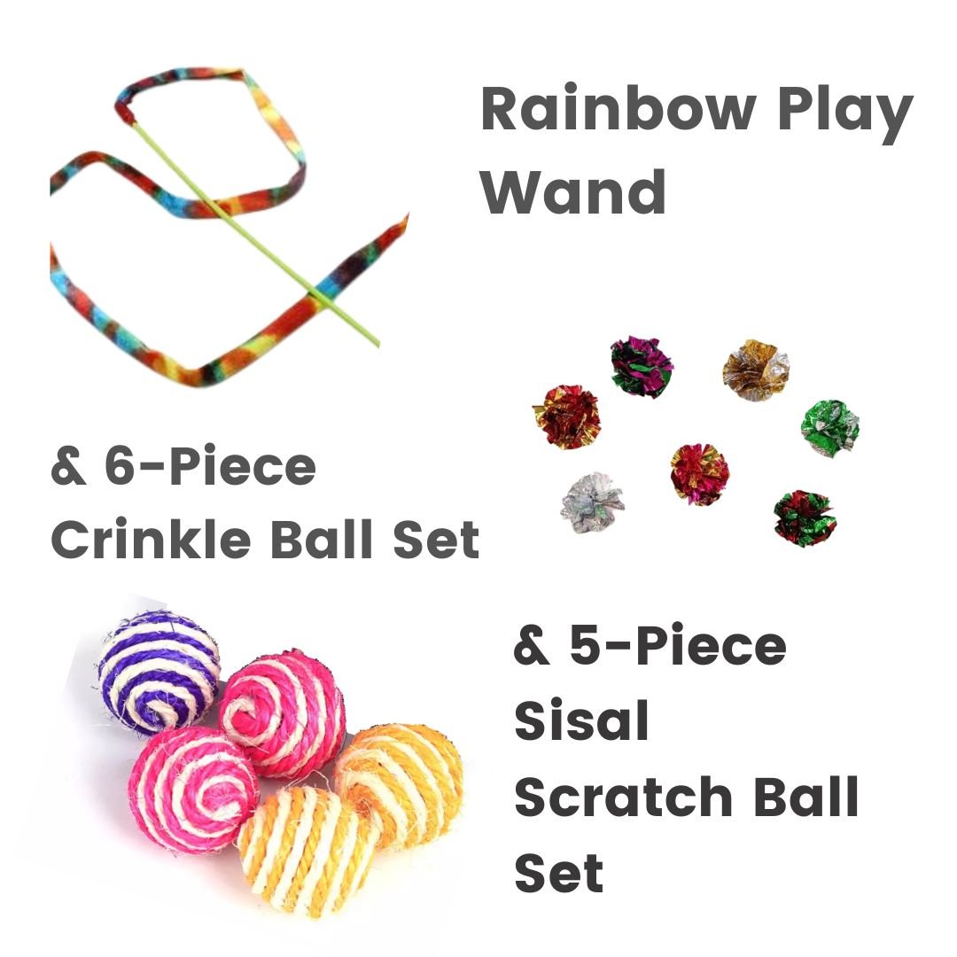 Rainbow Play Wand - Cat Box Classics